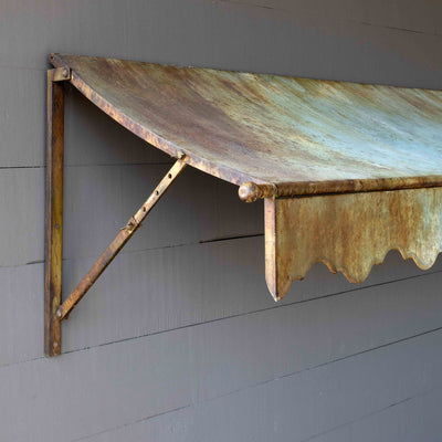 Aged Metal Awning