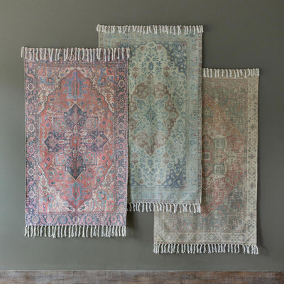 Nutmeg Cotton Printed Rug