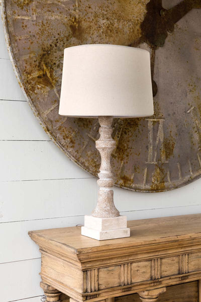 Spindle & Stone Lamp