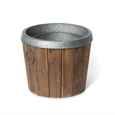 Galvanized Lined Wooden Planters
