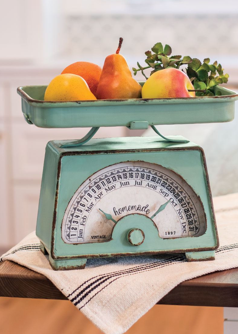 Retro Kitchen Scale with Dates