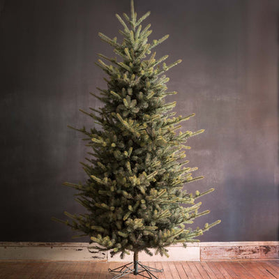 10' Faux Blue Spruce Tree with LED