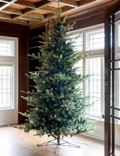 10' Faux Blue Spruce Tree with LED