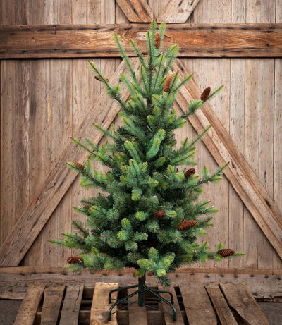 4.5' Blue Spruce Tree with LED