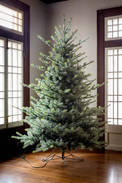 7.5' Blue Spruce LED Clear/Multi-Color Option