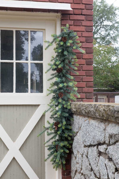 Blue Spruce Garland with LED