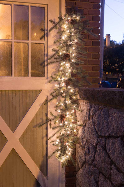 Blue Spruce Garland with LED