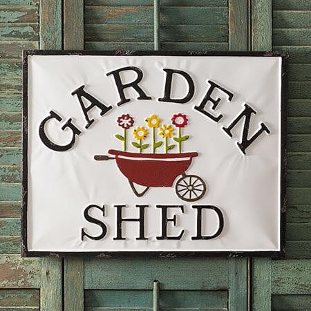 Adorable “Garden Shed” Sign