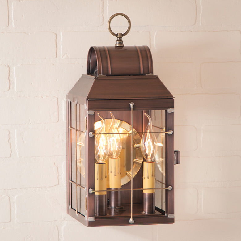 Antique Copper Wall Lantern