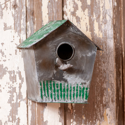 Rustic Galvanized Birdhouse